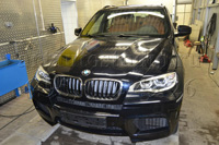 BMW X5 M ламинация кузова автомобиля защитной плёнкой