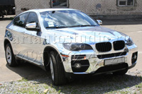 BMW X6 стайлинг серебряной хром плёнкой