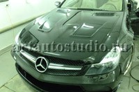 Mercedes SL63 AMG ламинация защитной плёнкой