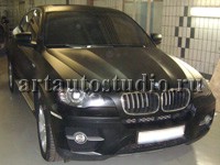 BMW X6 стайлинг матовыми плёнками