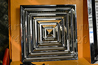 Стайлинг вентиляционной решётки зеркальной серебряной плёнкой