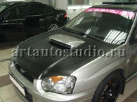 Subaru WRX черная матовая плёнка